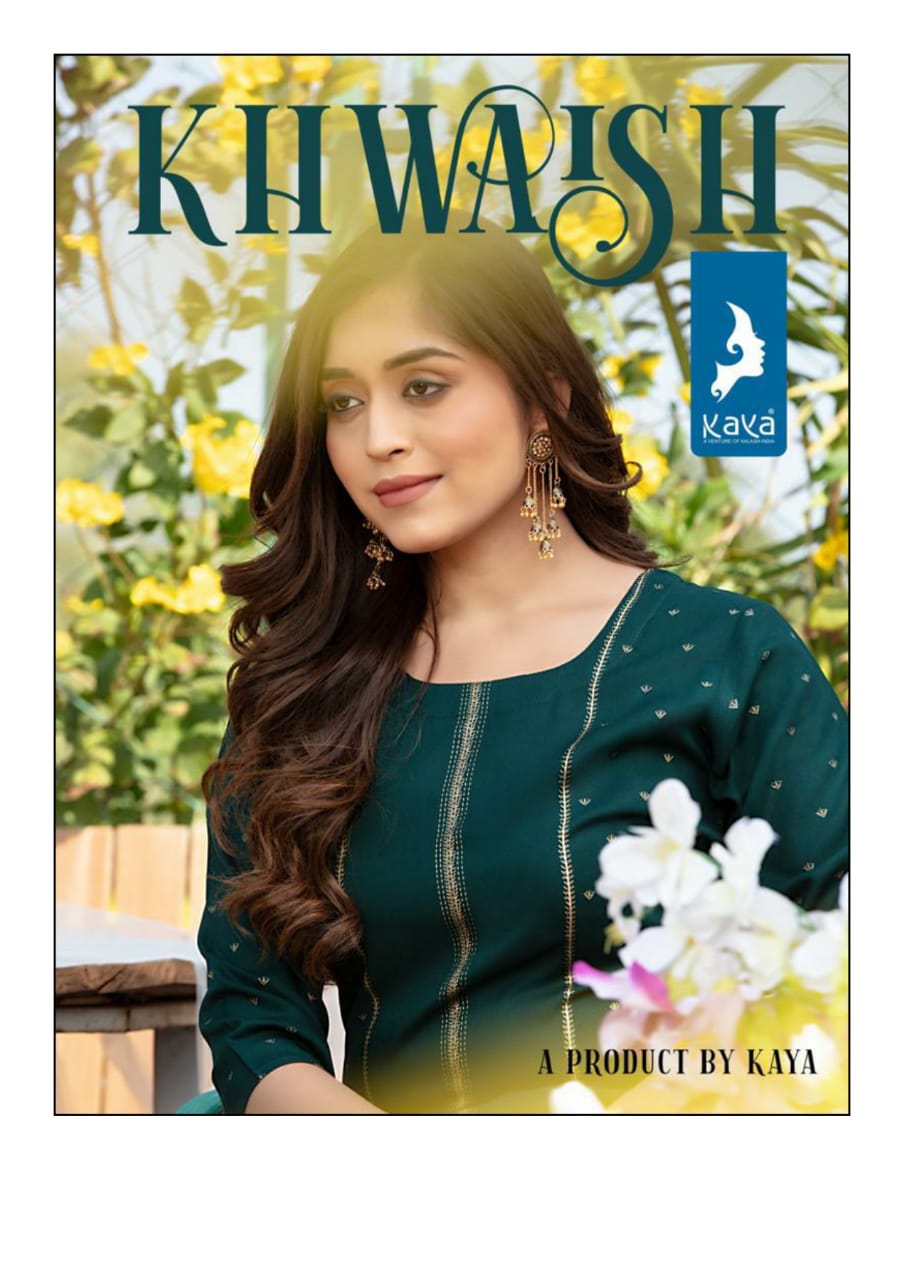 Kaya Khwaish Fancy Wholesale Designer Kurtis Catalog